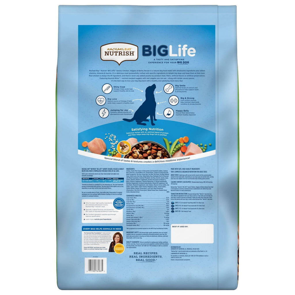 Natural Savory Chicken Veggies Barley Recipe Adult Dog Food, 40 lb Q475