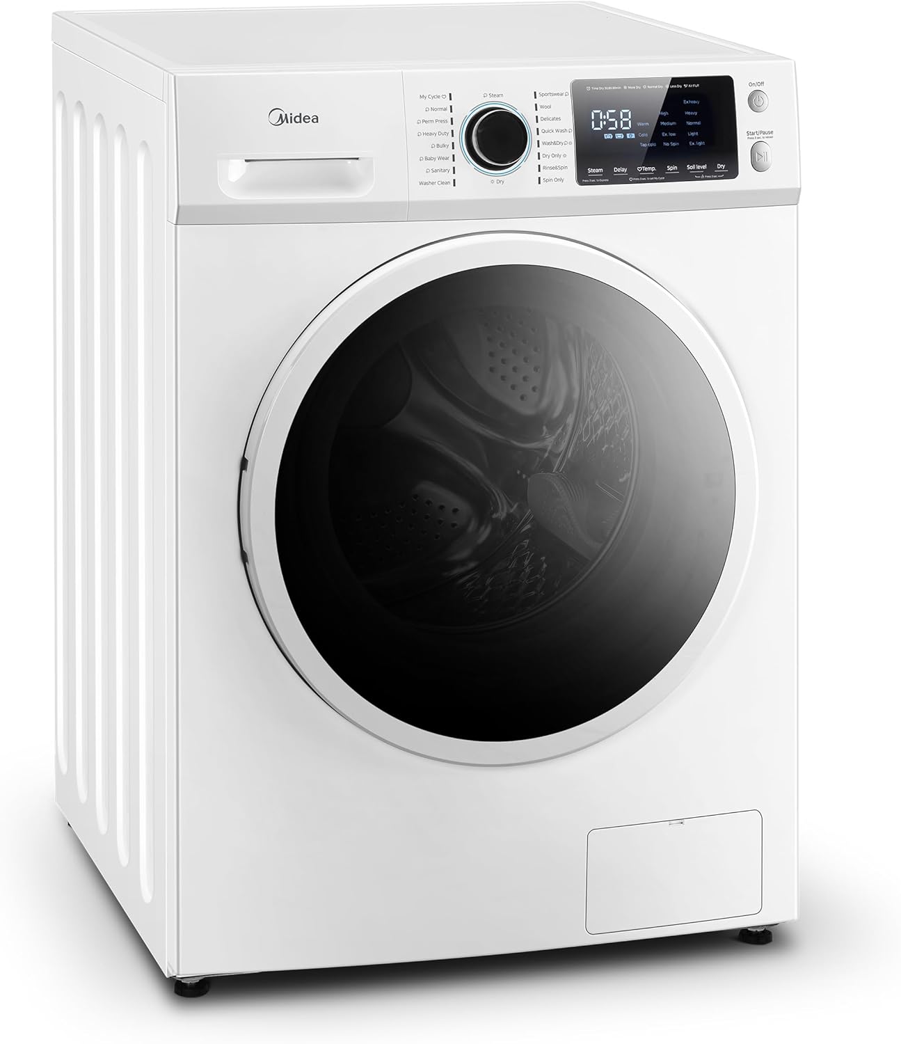 White 24 Inch Ventless Washer and Dryer Combo B4604