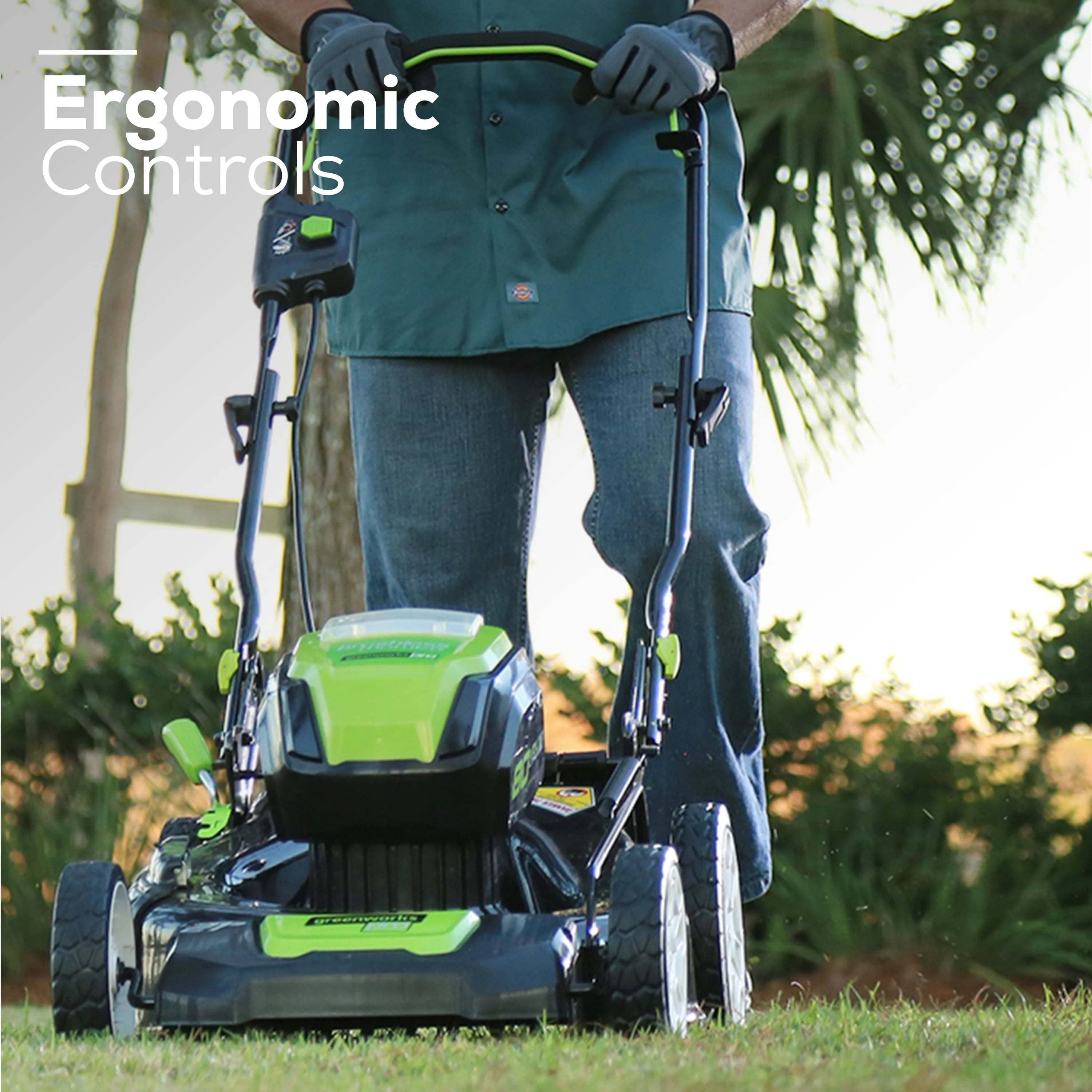 80V 21 Self Propelled Mower 5Ah Battery & Charger B916