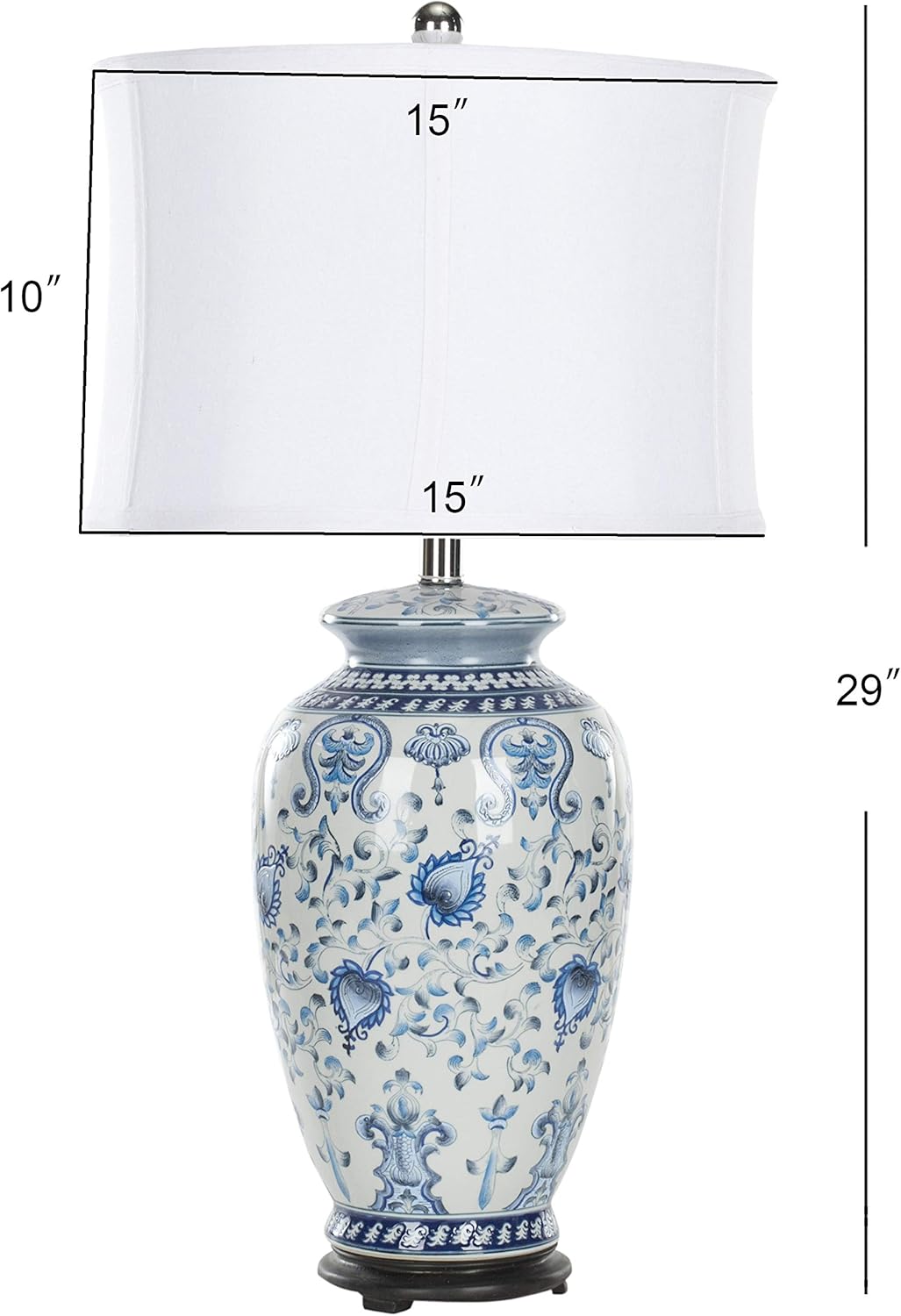 Blue/ White Ginger Jar Table Lamp W491596