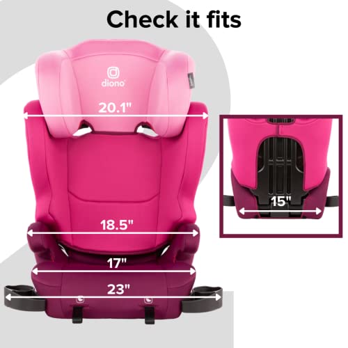 Black 2-in-1 Belt Positioning Booster Seat R793