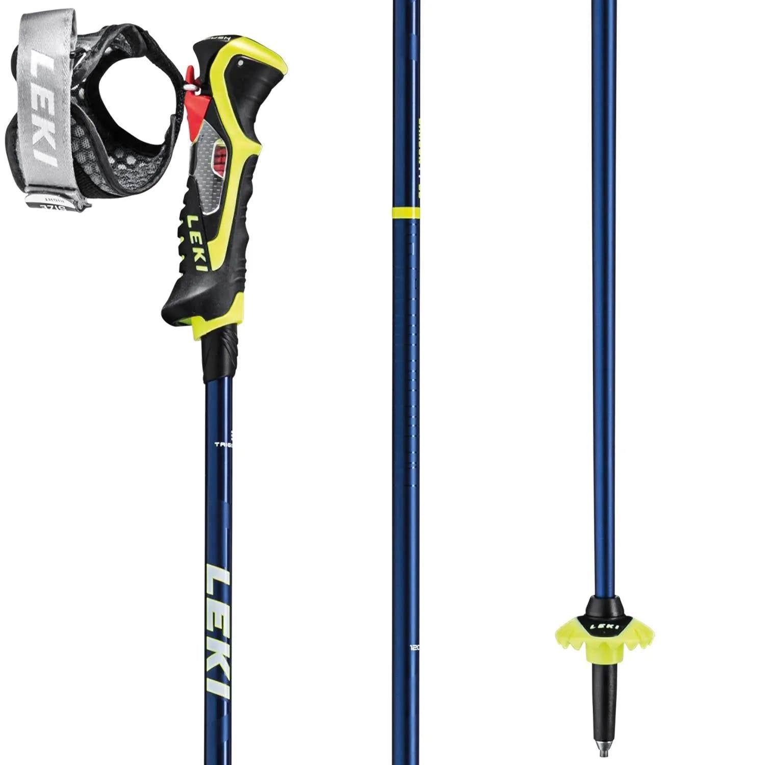 Carbon 14 3D Ski Poles Blue/Yellow 115cm D45169