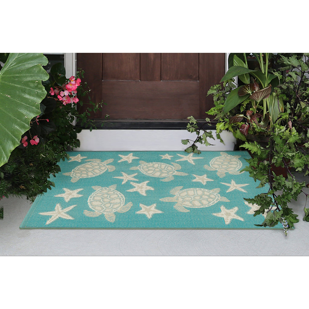 Esencia Turtle And Stars Indoor Outdoor Mat