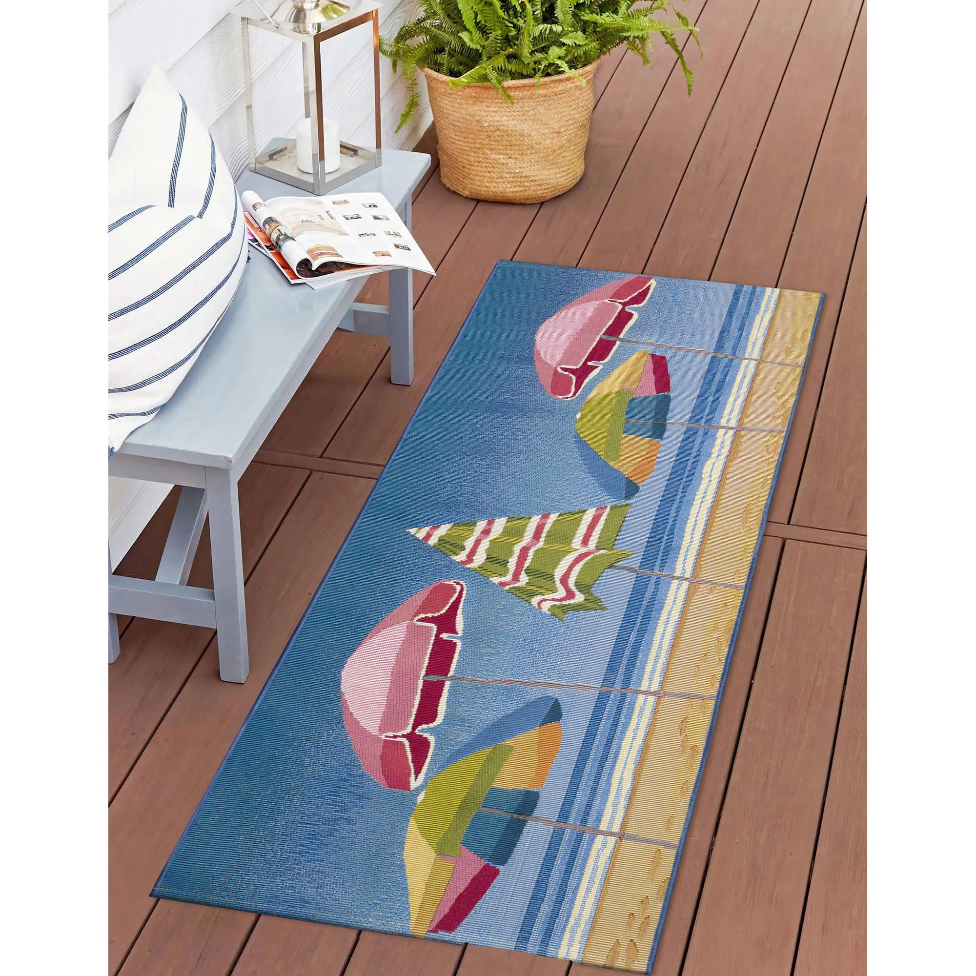 Esencia Beach Umbrella Indoor Outdoor Mat