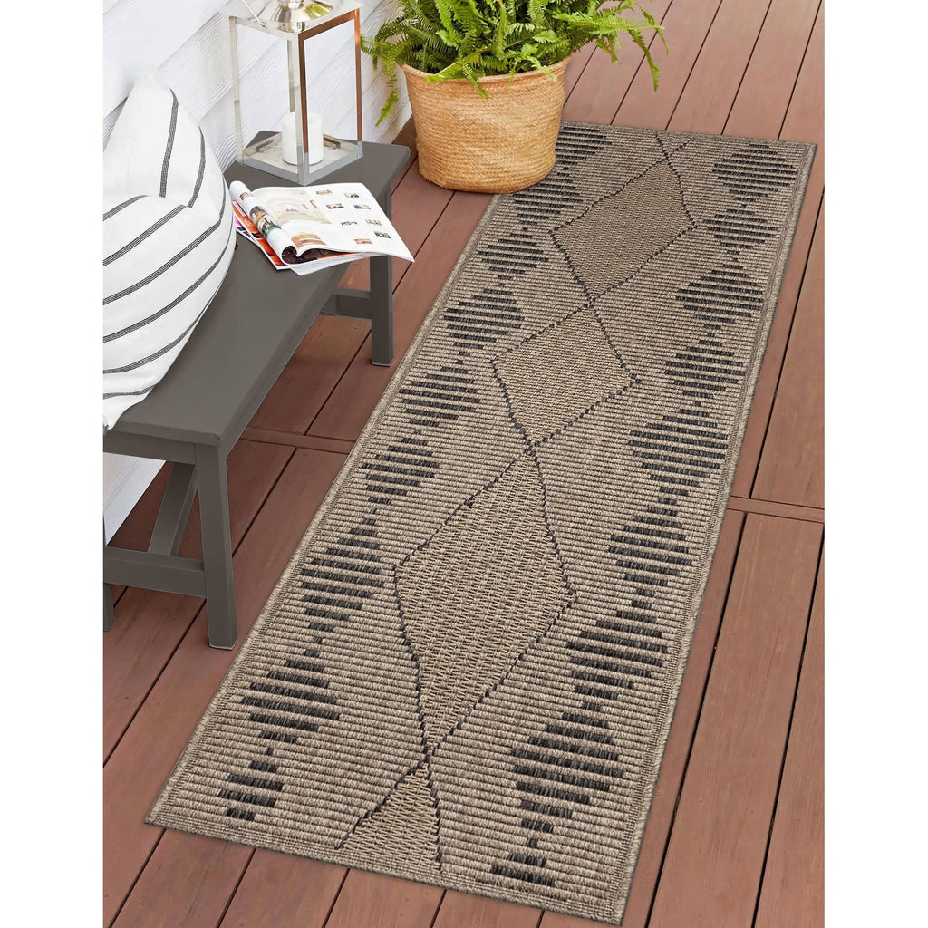 Monaco Diamonds Indoor Outdoor Area Rug