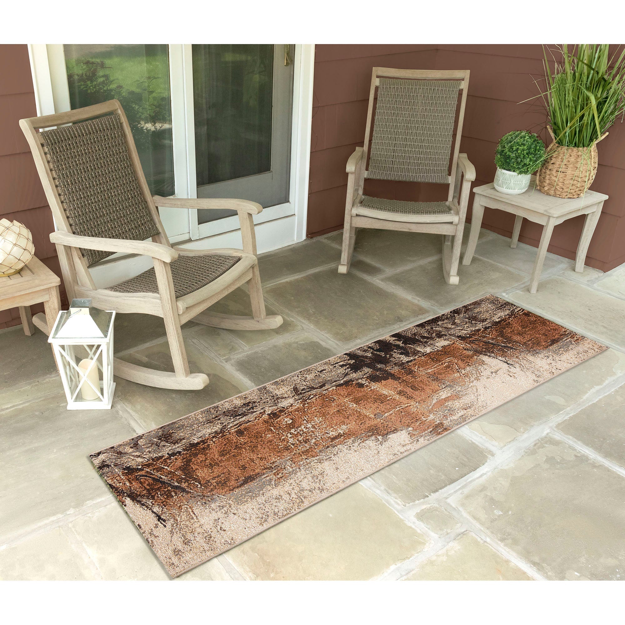 Marina Moderne Indoor Outdoor Area Rug