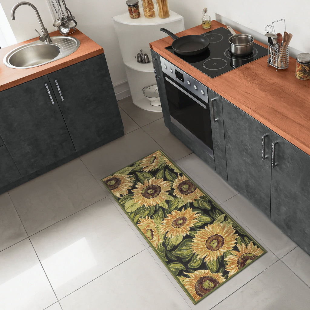 Esencia Sunflowers Indoor Outdoor Mat