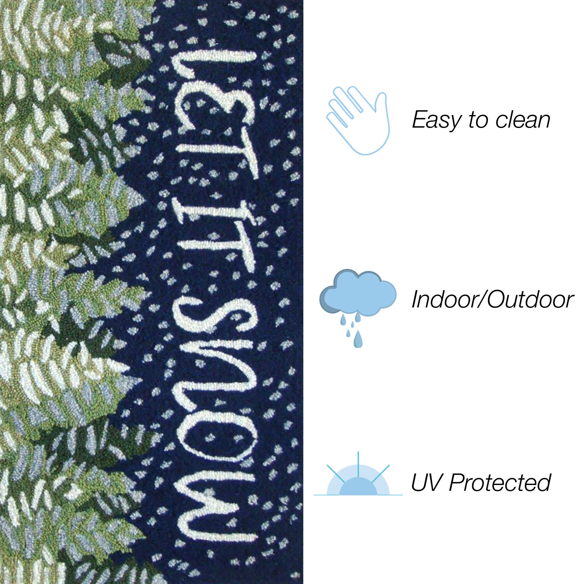 Frontporch Let It Snow Indoor Outdoor Mat