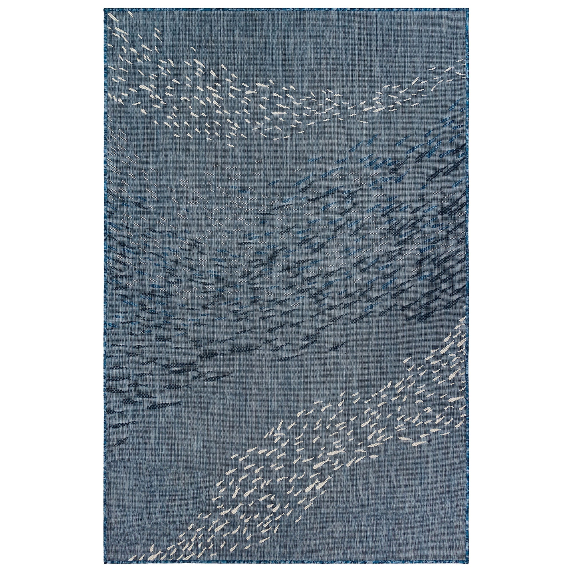 Carmel School Of Fish Indoor Outdoor Area Rug