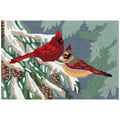 Frontporch Cardinal Christmas Day Indoor Outdoor Mat