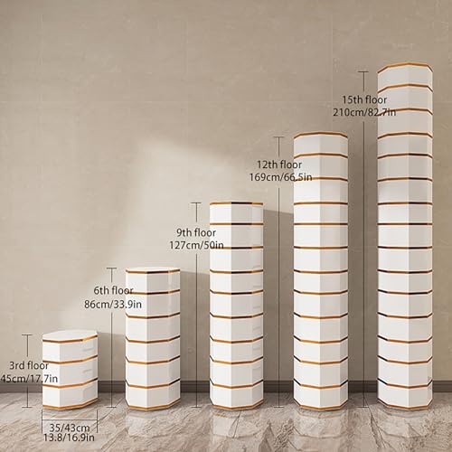 360° Rotating Round Octagon Shoe Rack Cabinet W718