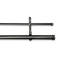 28x22 x 48x22 Double Drapery Rod in Graphite B462739