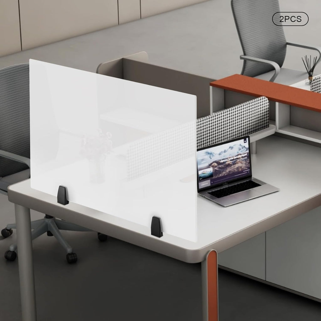 2PCS Acrylic Desk Dividers, 30 x 18 inch I4739