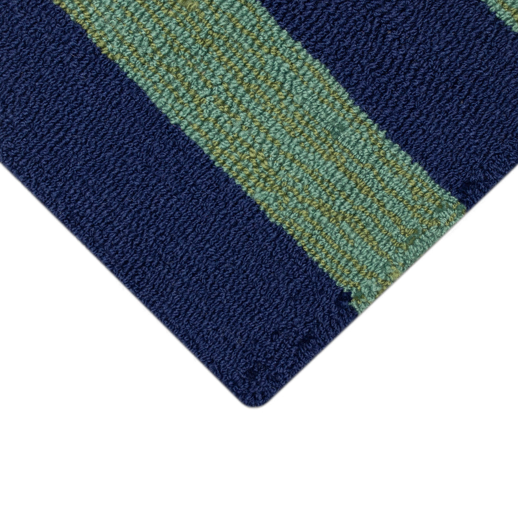 Frontporch Striped Compass Indoor Outdoor Mat
