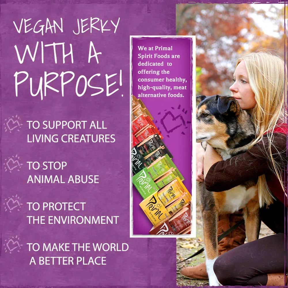 Hot & Spicy Shiitake Mushrooms Vegan Jerky Strips, 1 OZ (Pack of 24) I869