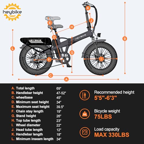 Foldable Fat Tire Electric Bike with 48V 12.5Ah Removable Battery O2669