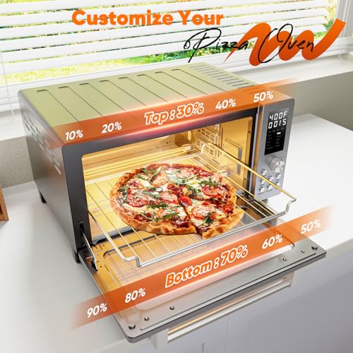 Mint Green 21QT Toaster Oven Air Fryer Combo J477