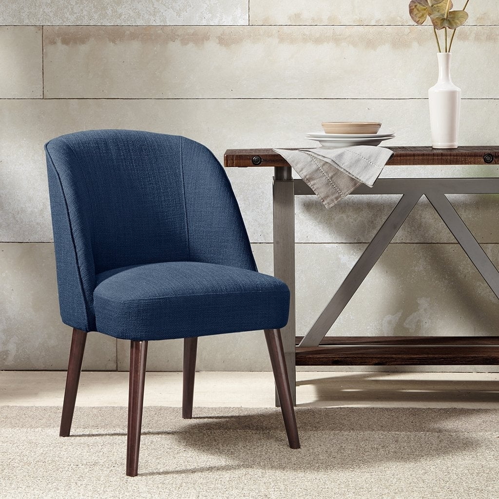 Blue Rounded Back Dining Chair O4078