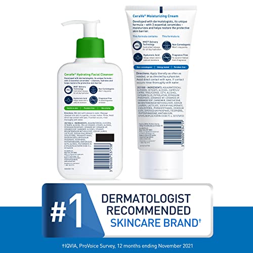 12oz Moisturizing Cream and 3oz Travel Size Cleanser W11005