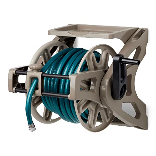 Heavy Duty Wall Mount Water Hose Winder with Hand Crank A545
