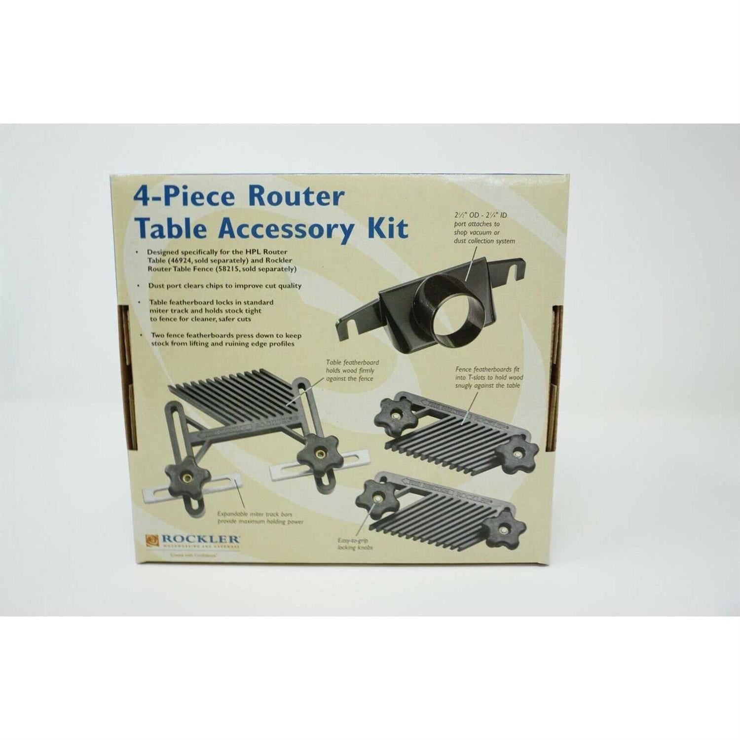 Router Table Accessory Kit with Fence Featherboards U808