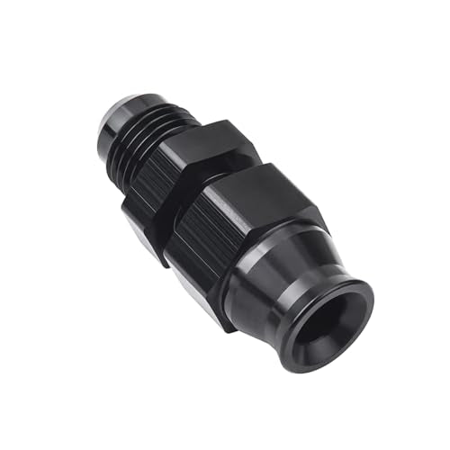 Aluminum Alloy Black Anodized 3/8" Straight Compression Fitting Adapter V842