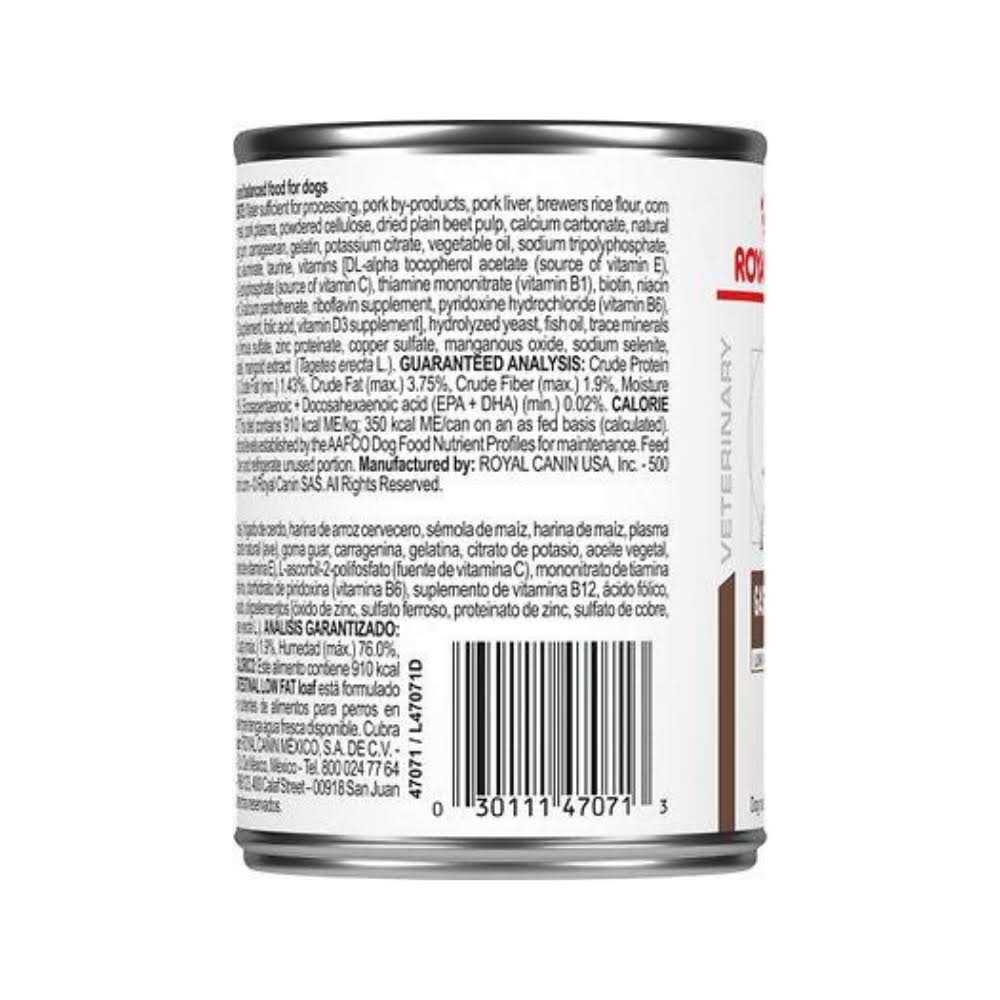 Veterinary Diet Gastrointestinal Low Fat Canned Dog Food H24380