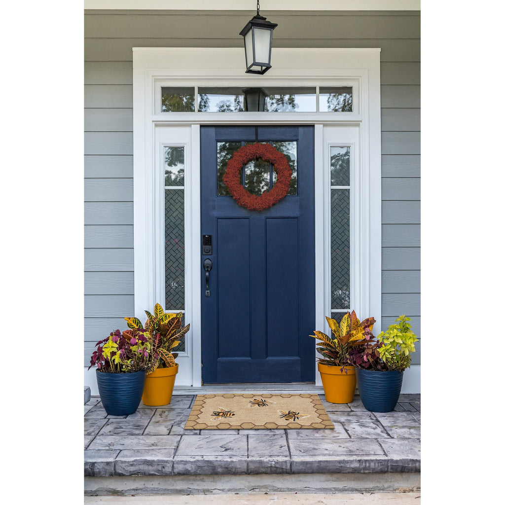 Frontporch Honeycomb Bee Indoor Outdoor Mat