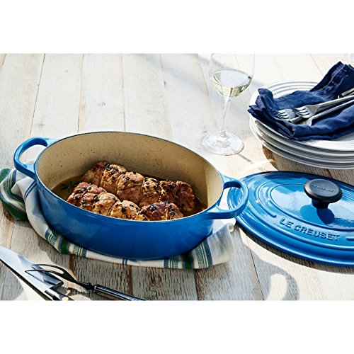 5 qt. Enameled Cast Iron Oval Dutch Oven C85217
