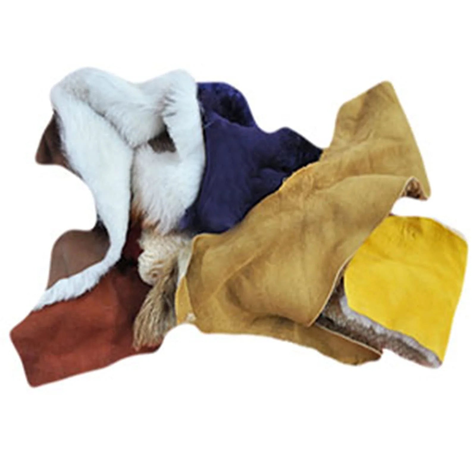 1 Pound/Bag Leather Wool Remnants R735