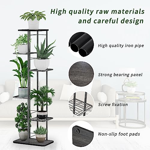 4-Tier 5 Potted Heavy Duty Metal Plant Stand A354