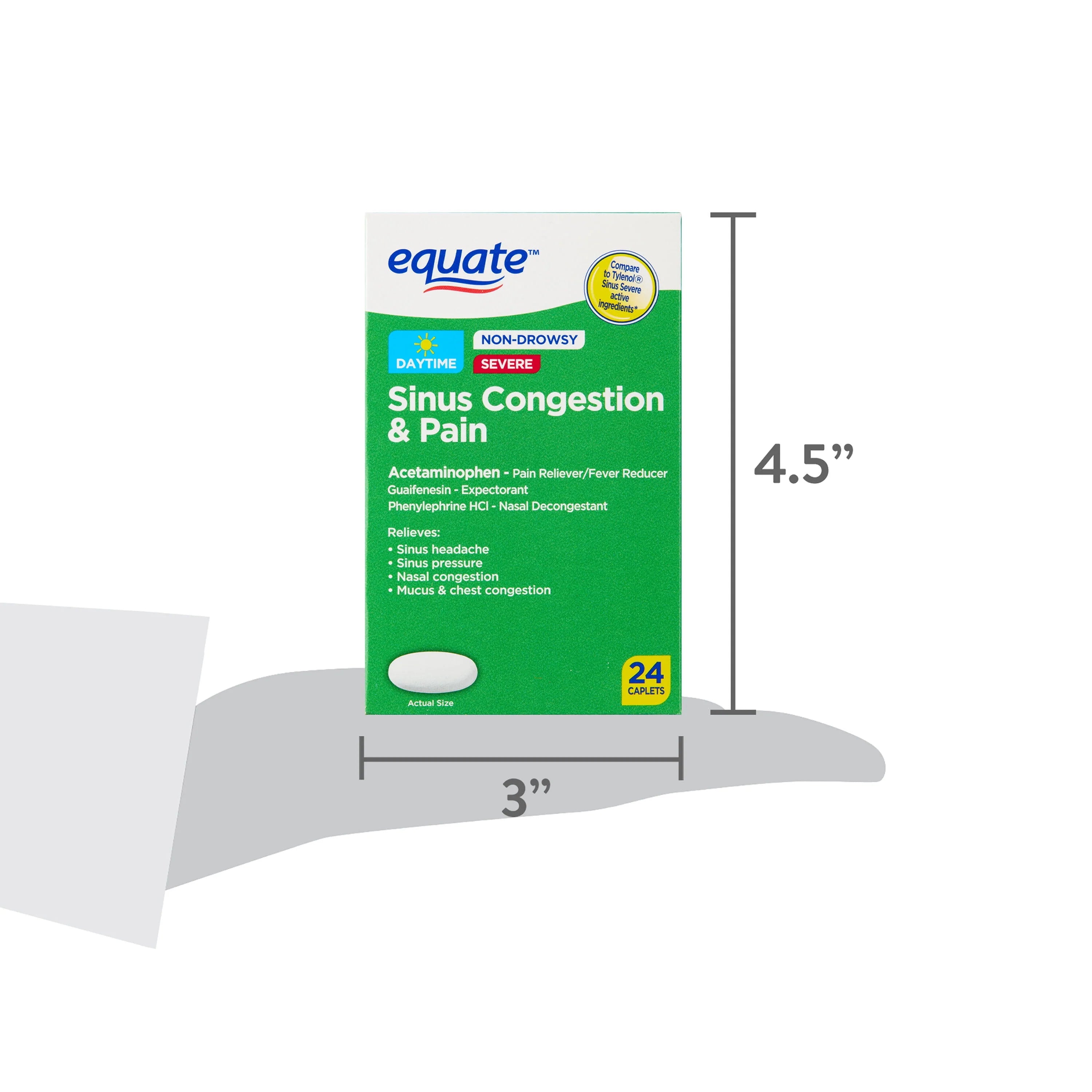 Acetaminophen Caplets 325mg, 24 Count X1270
