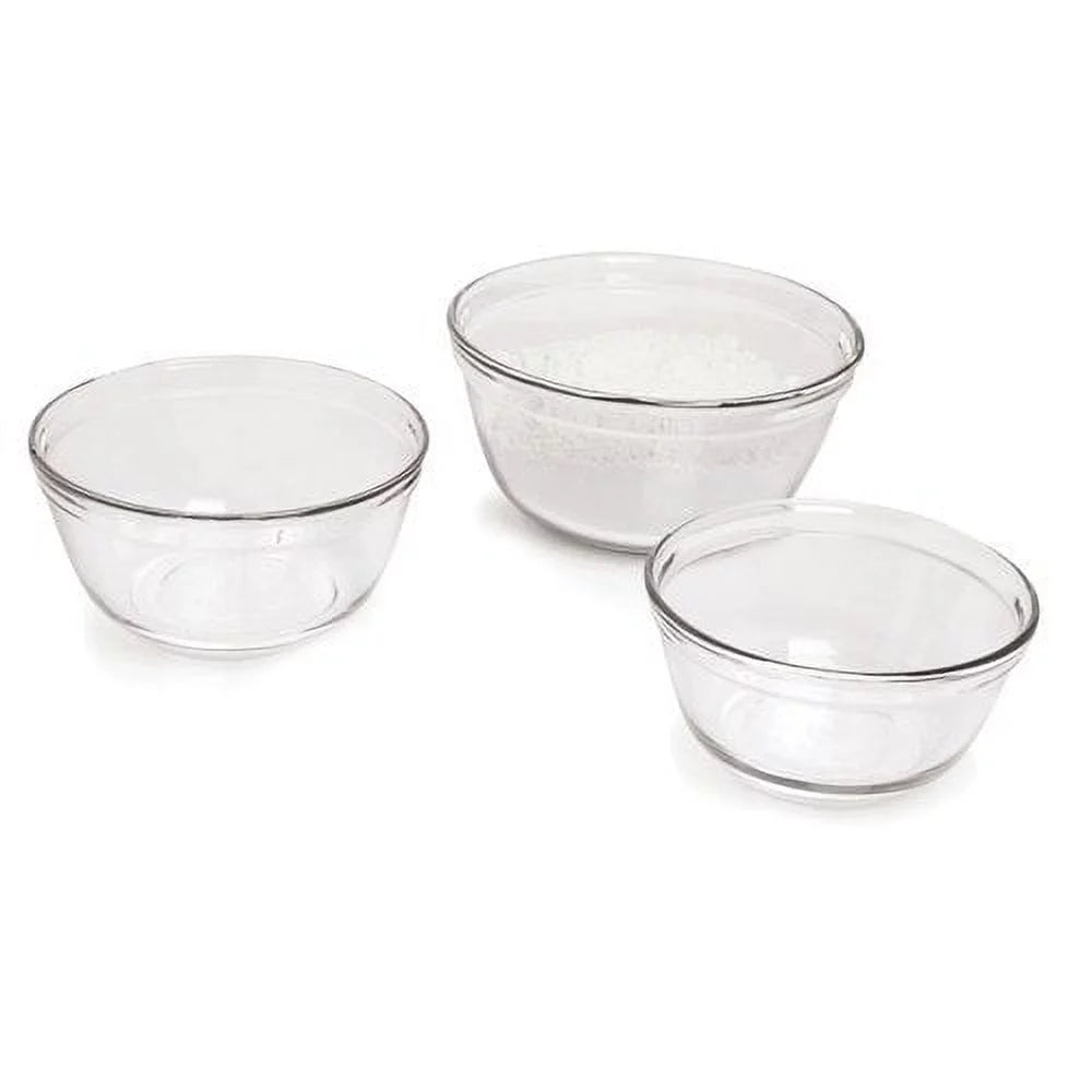 3 Piece Glass Mixing Bowl Set V998