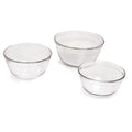 3 Piece Glass Mixing Bowl Set V998