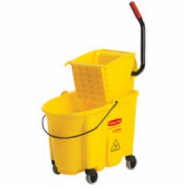 0.74 Quart Yellow Mop Bucket with Wringer U68575