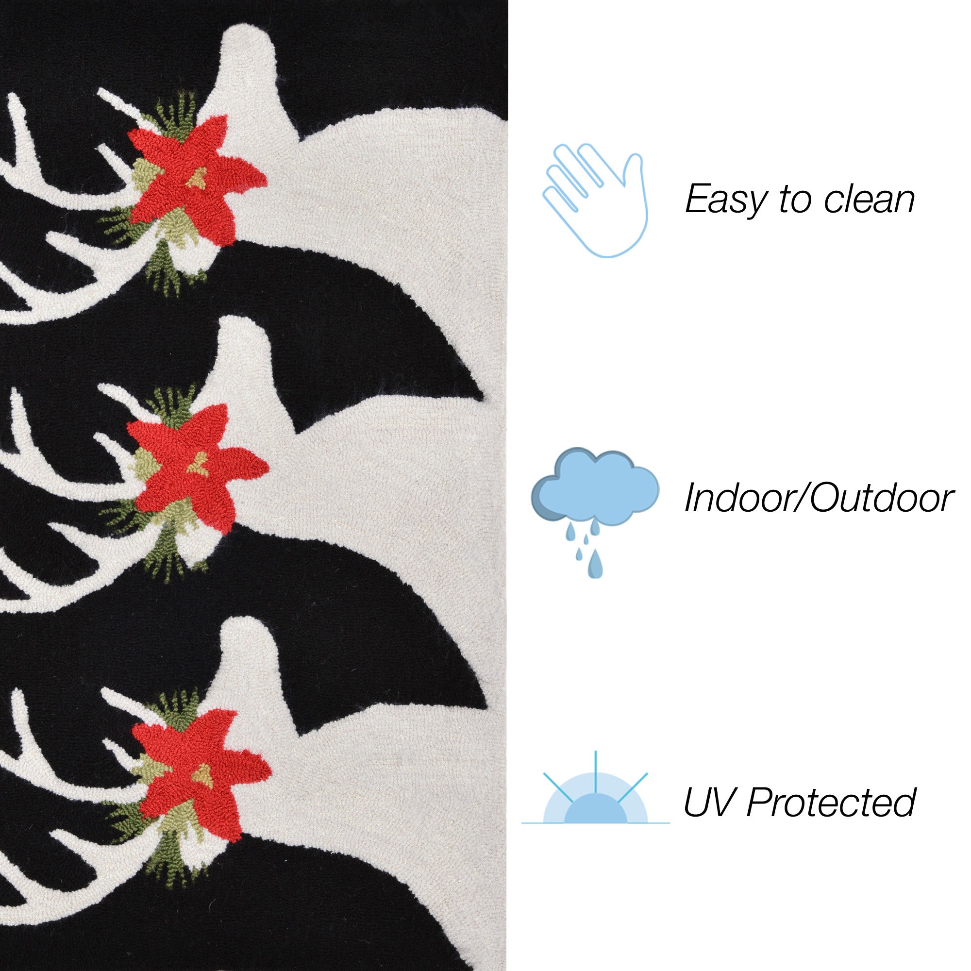 Frontporch Reindeer Indoor Outdoor Mat