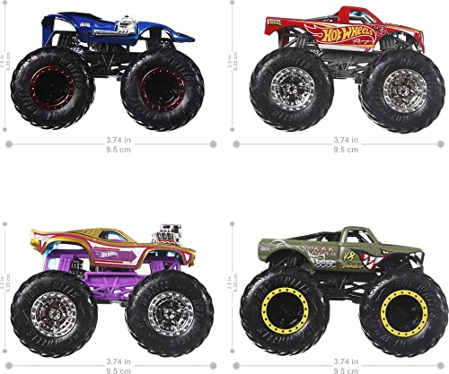Set of 4 1:64 Scale Toy Trucks R874