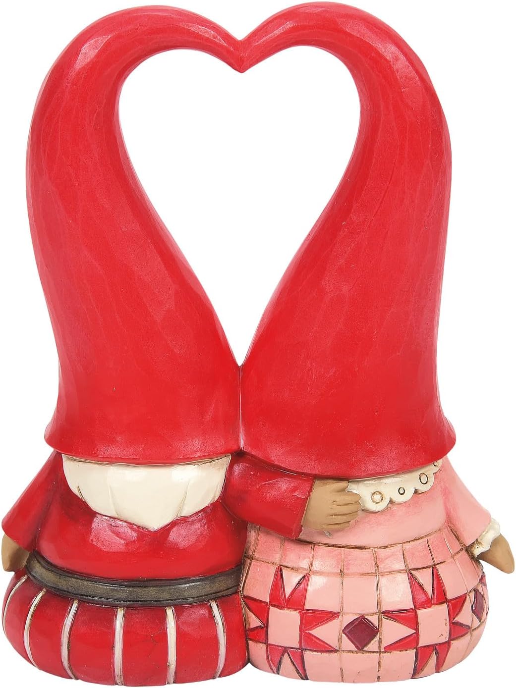 4 Inch Multicolor Love Gnome Couple Figurine C5786