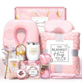 Ocean Relaxing Spa Gift Basket Care Package with Blanket Q387334