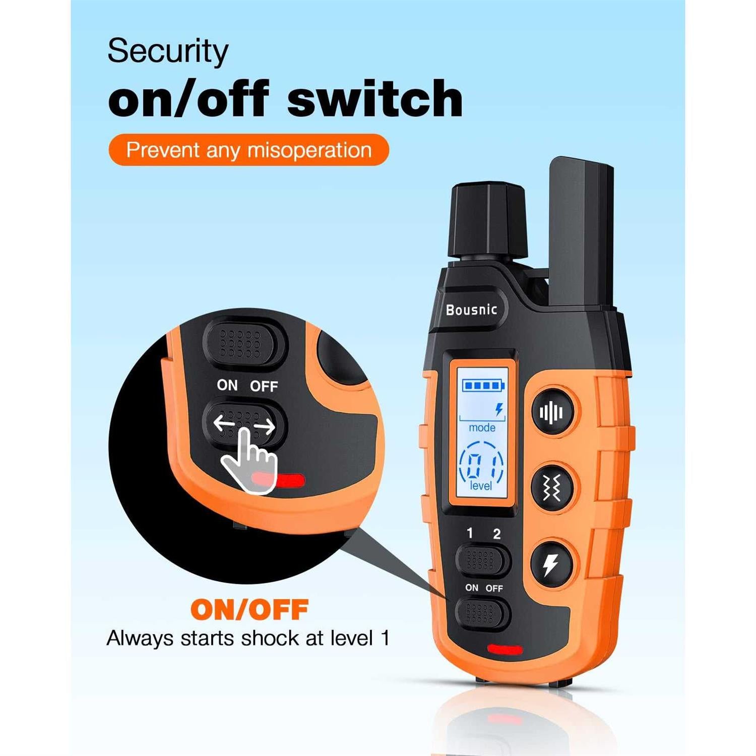 Dog Training Collar with Remote D587