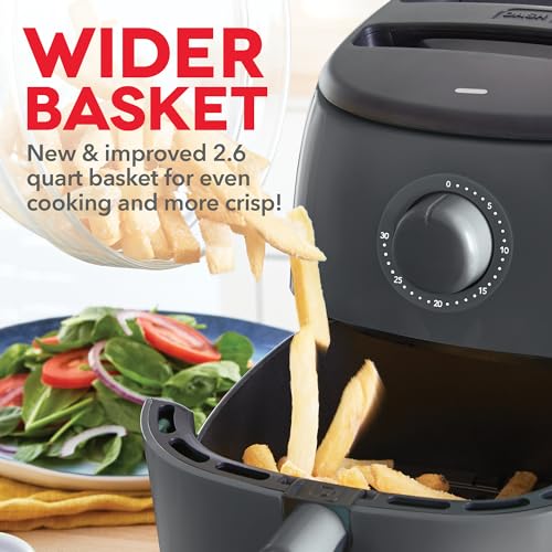 Compact Grey 2.6 Qt. Electric Air Fryer Oven X653322