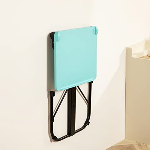 Light Blue Folding TV Tray Table Q121