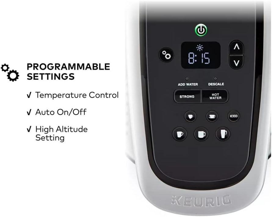 Brushed Silver Single Serve Programmable Coffeemaker W118074
