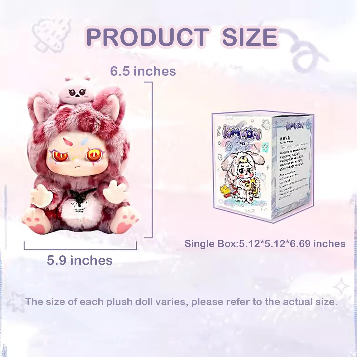 Plush Doll Blind Box Plush Mystery Box Toys Soft Stuffed Toys S92541