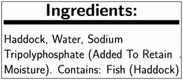 PACK OF 10 POUND Haddock Fillet Z297283