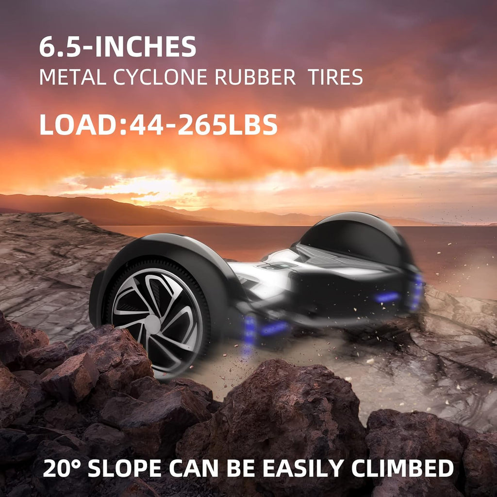 6.5" Self Balancing Scooter with Bluetooth Speaker and LED Lights K9925