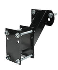 Black Side Mount Spare Tire Carrier for Trailer Tongue F59023