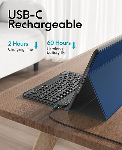 White Detachable Wireless Keyboard Case for iPad 10.2 Inch M37411