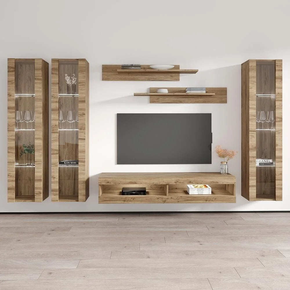 Oak Entertainment Center V42943