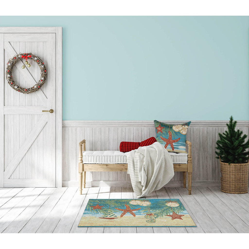 Esencia Coastal Ornaments Indoor Outdoor Mat